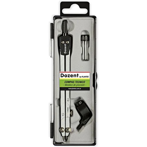 Compas tecnico plantec metalico de precision 19200