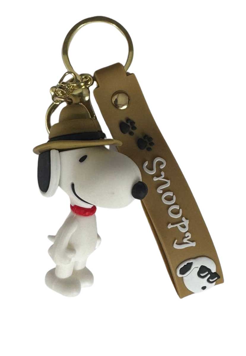 Llavero de goma snoopy