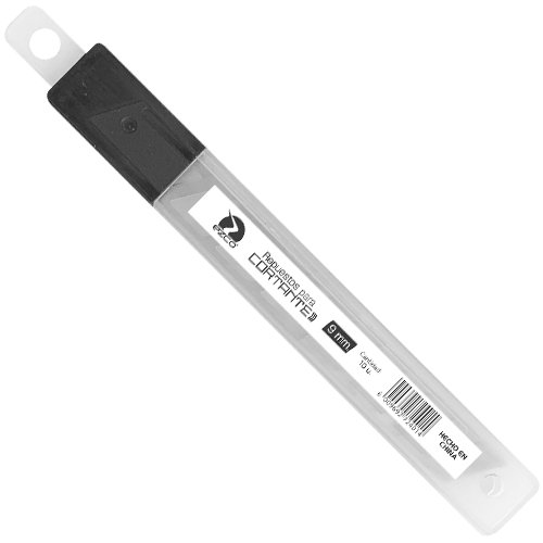 Repuesto ezco cuchilla cortante cutter 9mm.