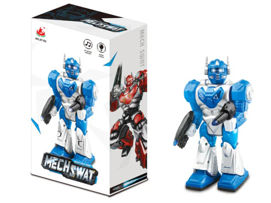 Robot a pilas 21cm mech swat - robot