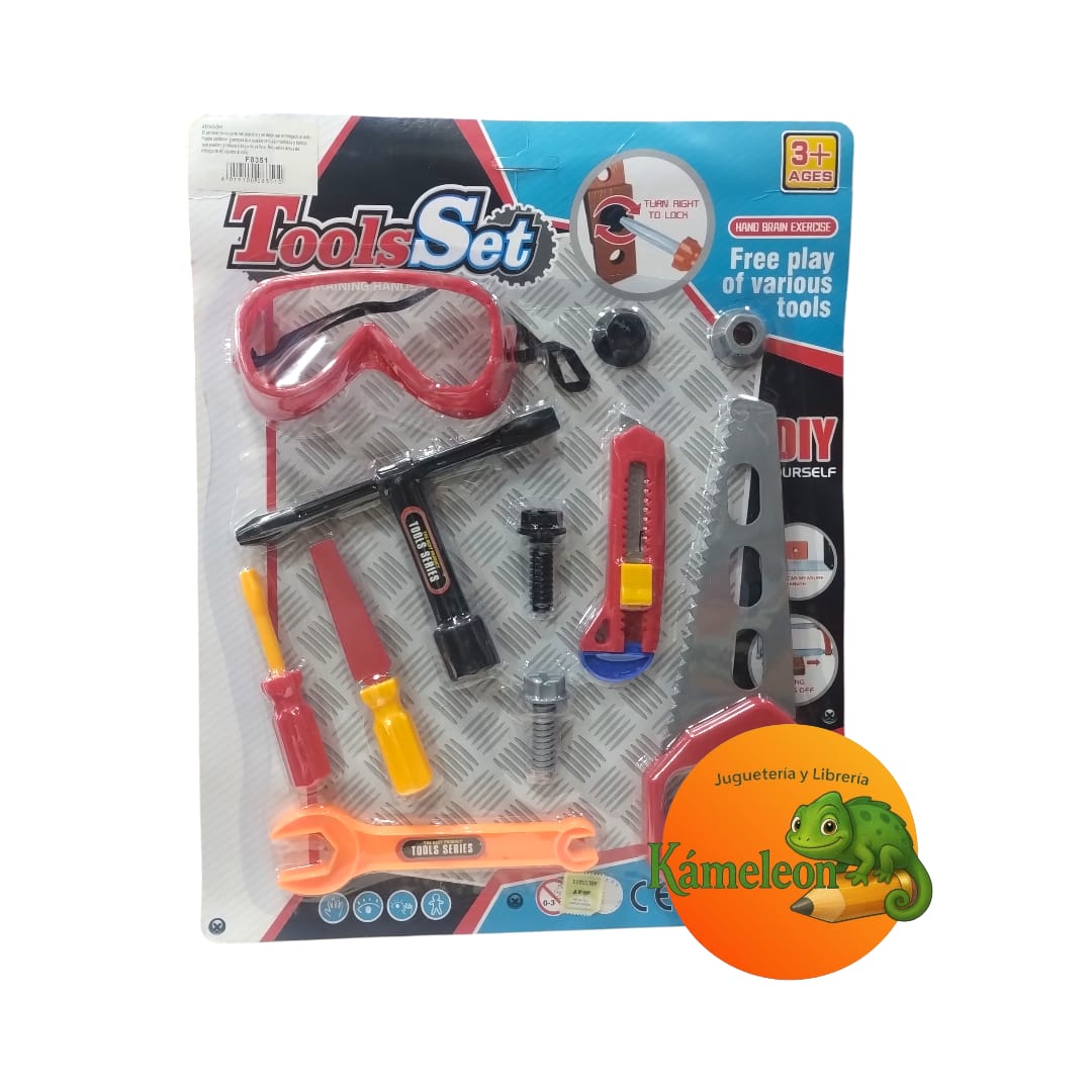 Set herramientas grande en blister
