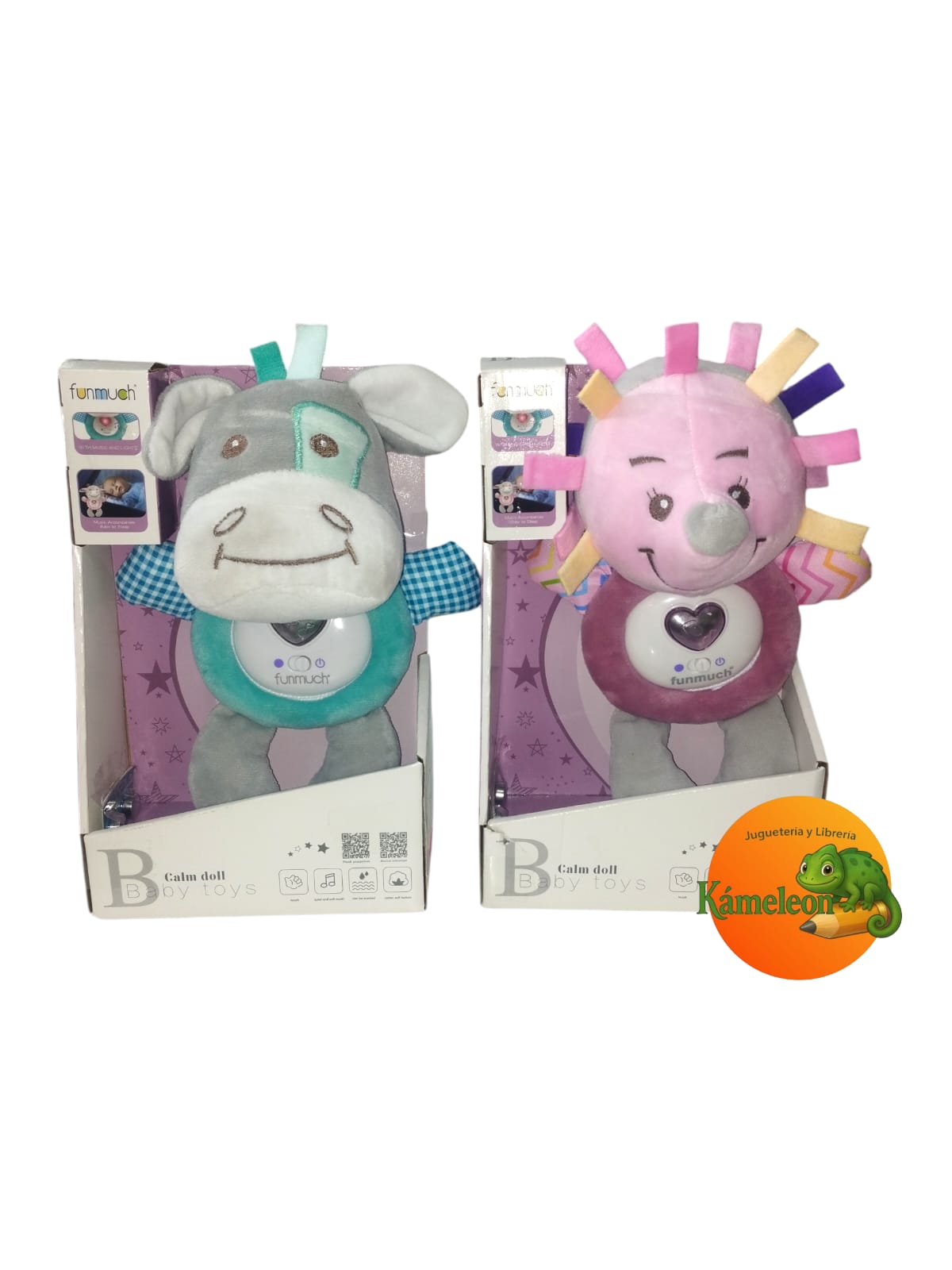 Peluche con luz y sonido calm doll
