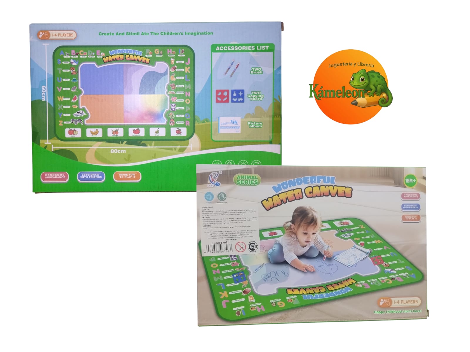 Alfombra c/marcadores de agua water canves