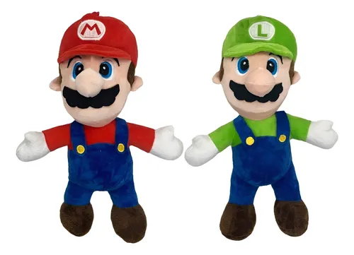Peluche mario y luigui grande