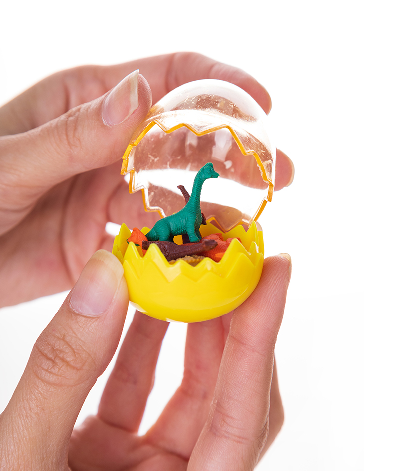 Goma de borrar dinosaurios en huevito