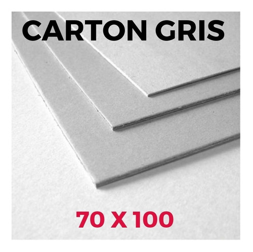 Carton gris 2mm   70 x100