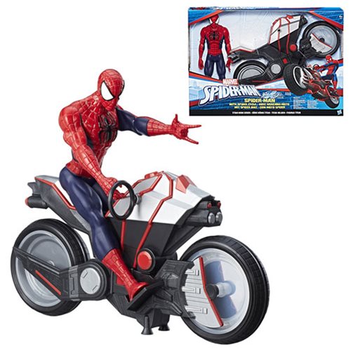 Spider-man con moto