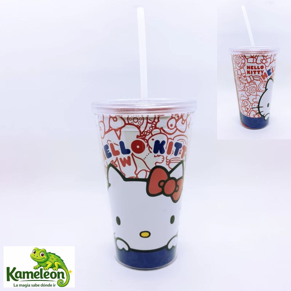 Vaso acrilico kitty
