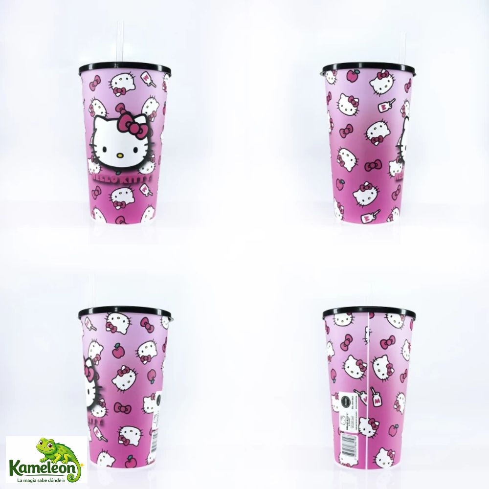 Vaso plastico maxi chello kitty