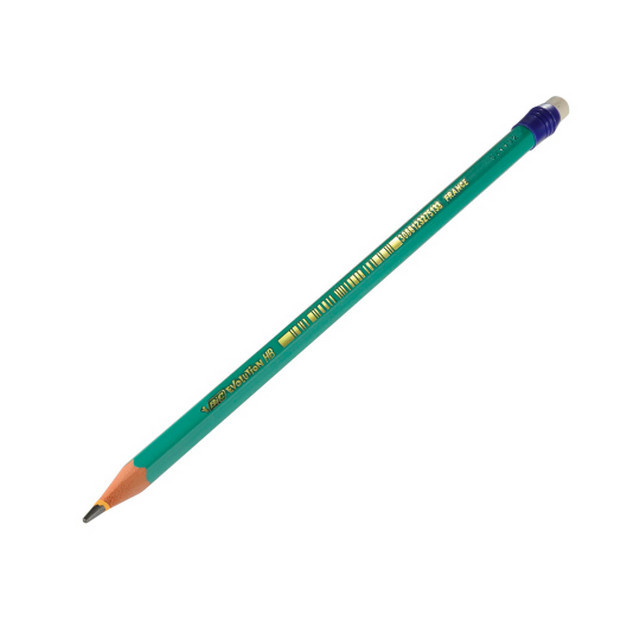 Lapiz negro bic hb2 con goma 