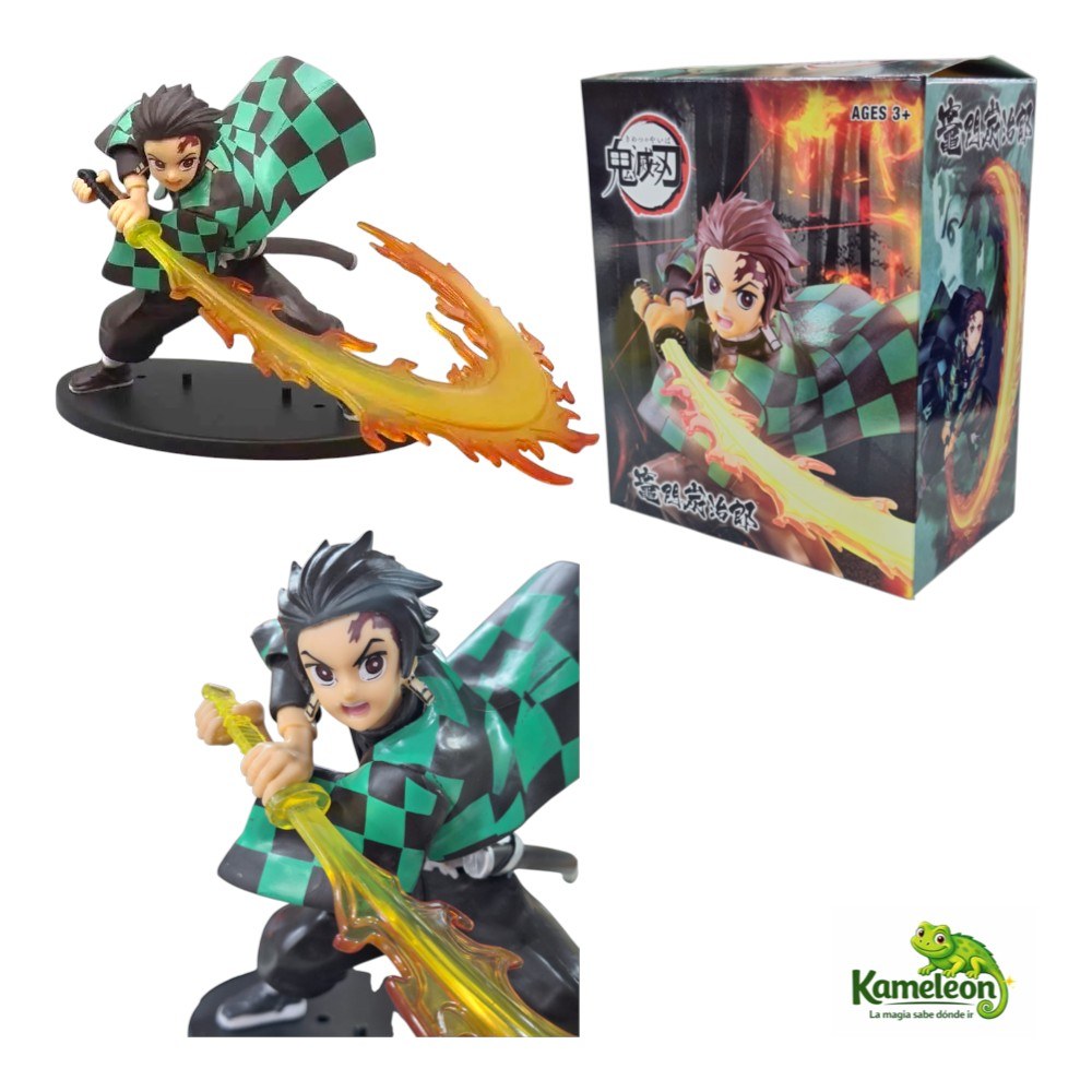 MUÑECO ESTATUA FIGURA DE COLECCION TANJIRO KAMADO DEMON SLAYER