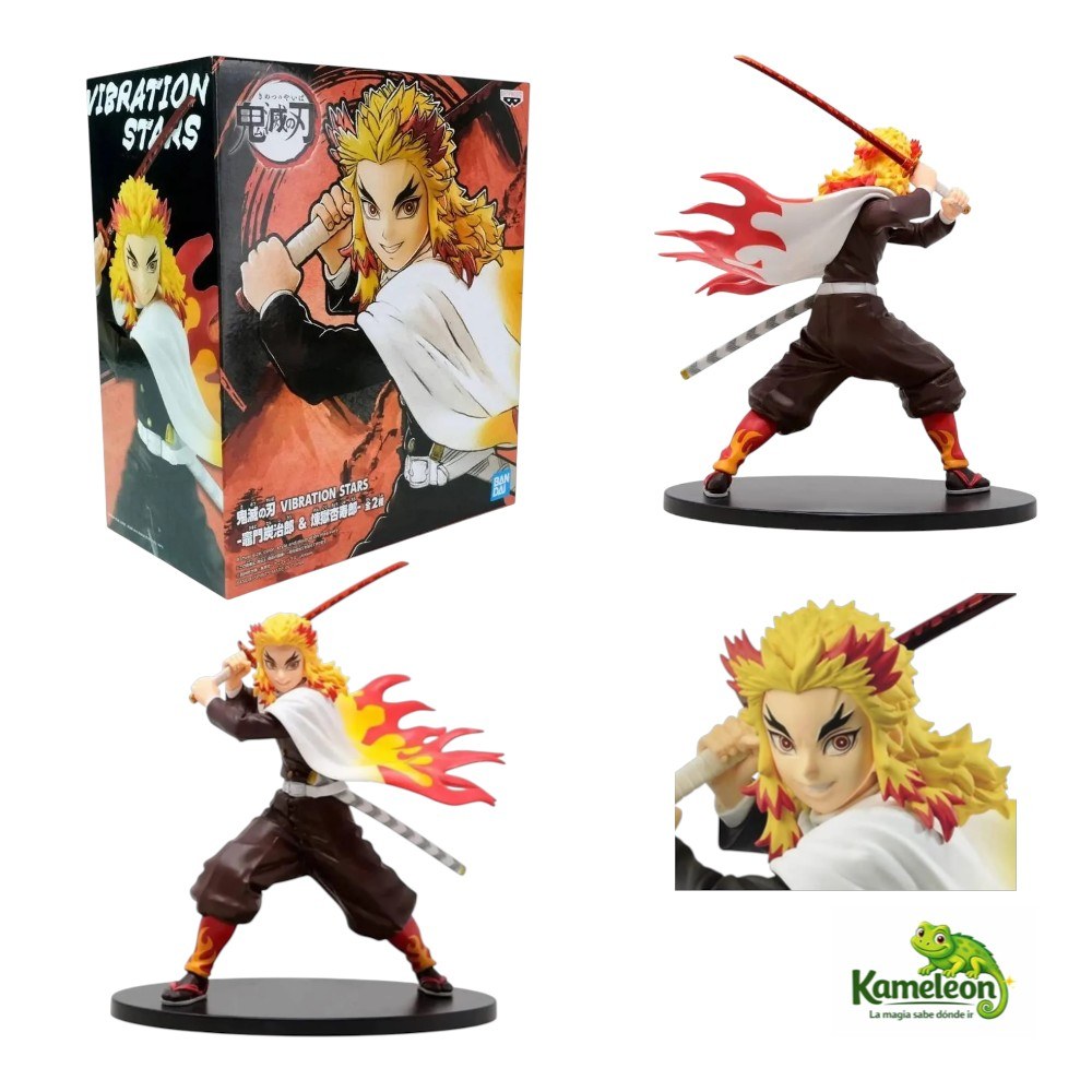 MUÑECO ESTATUA FIGURA DE COLECCION KYOJURO RENGOKU DEMON SLAYER