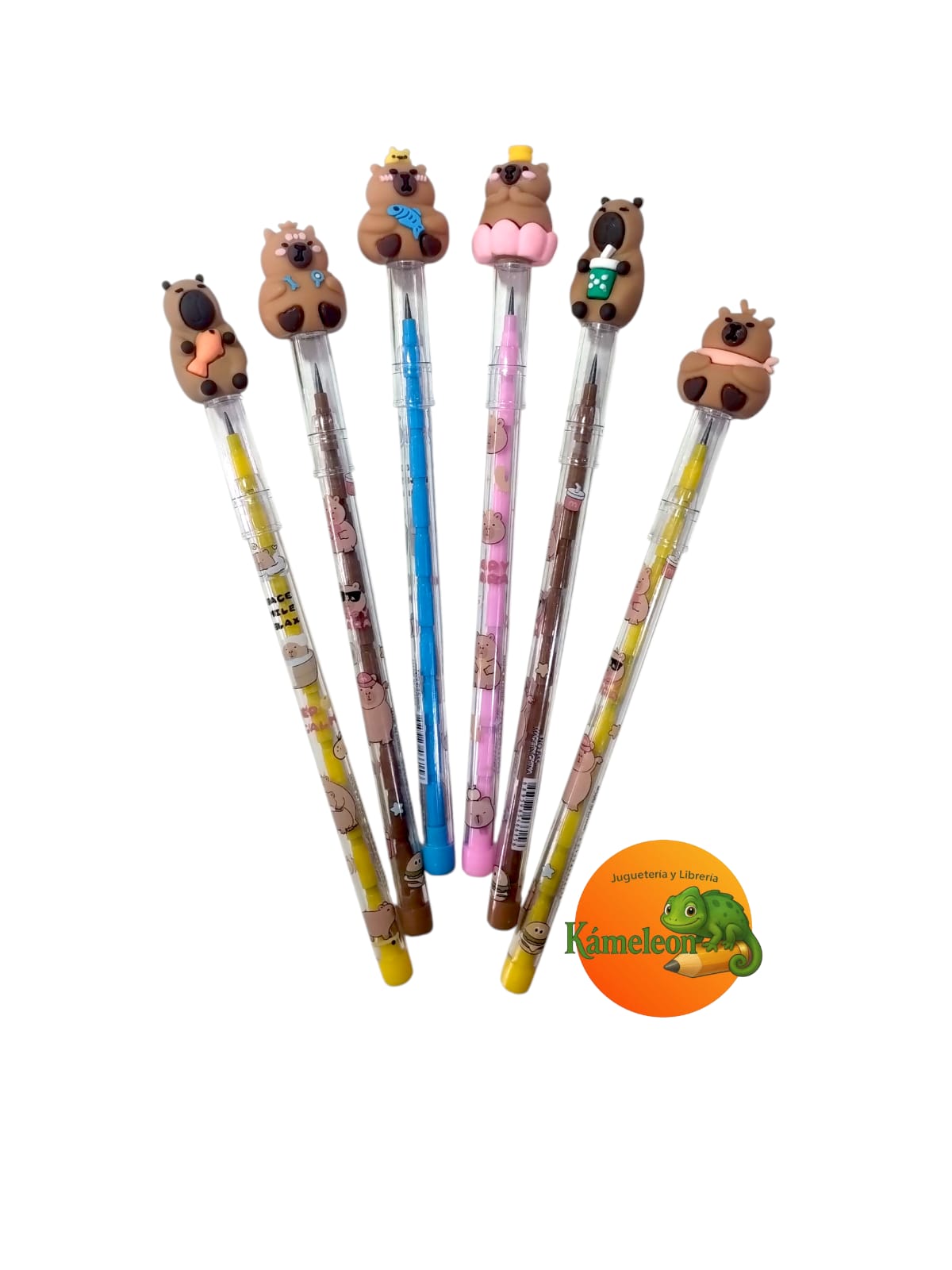 Lapiz mp con minas intercambiables capibara