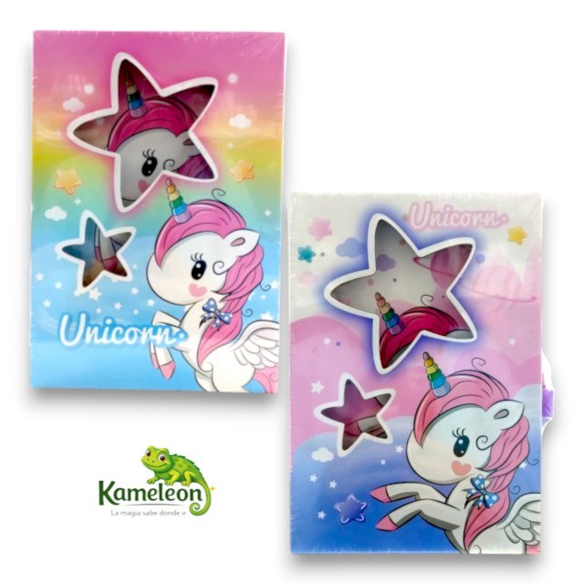Diario intimo unicornio con candado