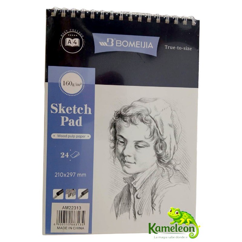 Block sketch pad Bomeijia A4 160 gr 24h