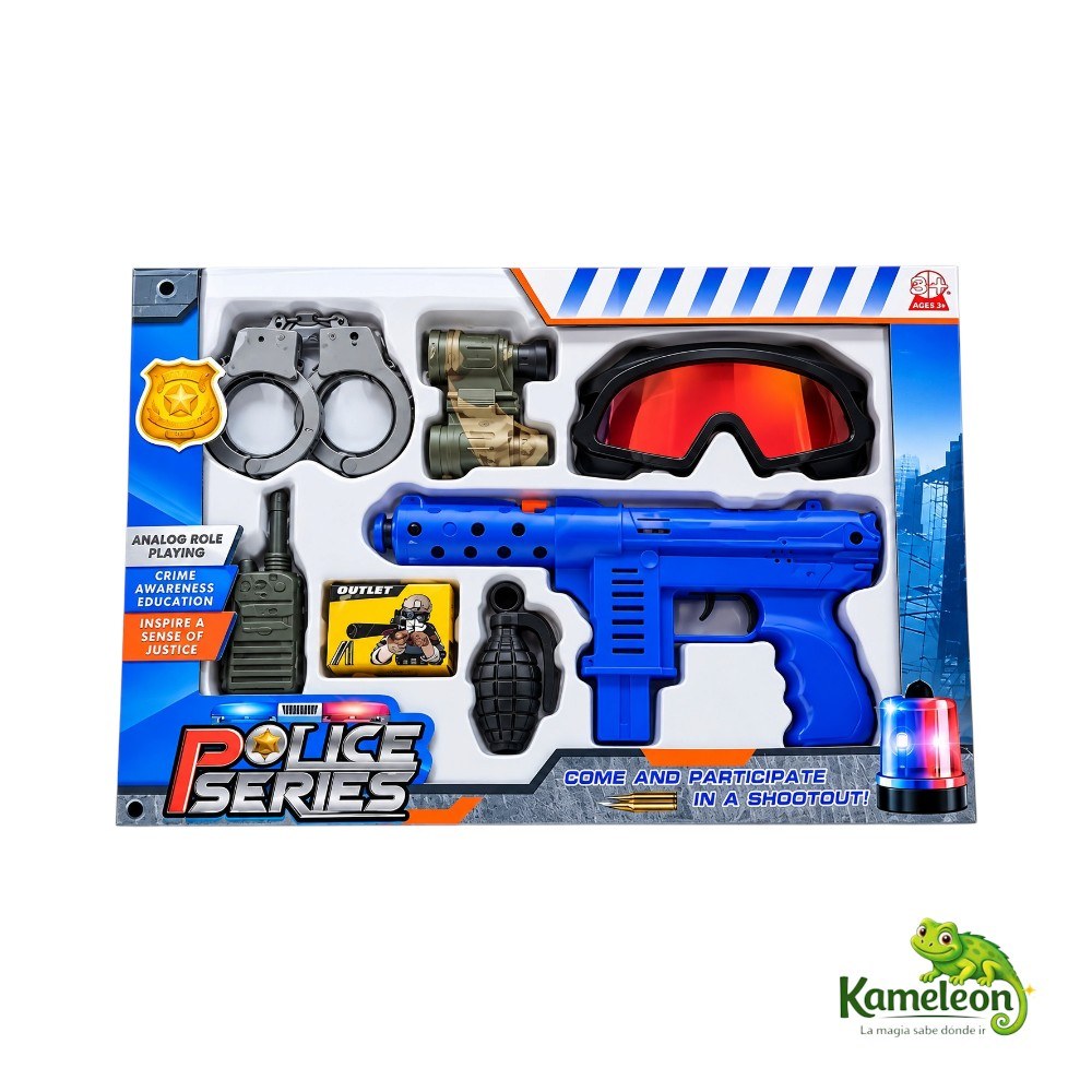 SET DE POLICIA CON ARMA