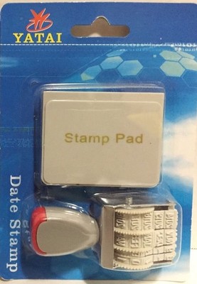 Sello yatai nuemerico con almohadilla en blister