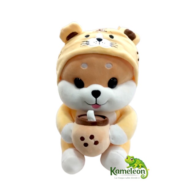 Peluche perrito con disfraz