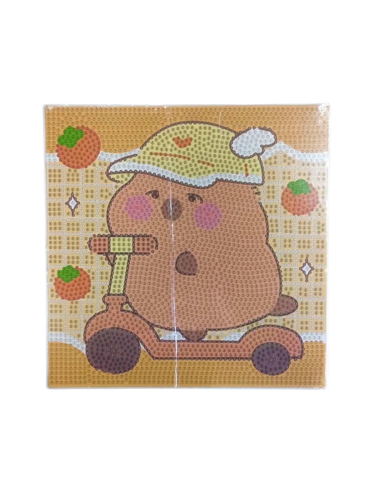 Diamond painting capibara 20x20