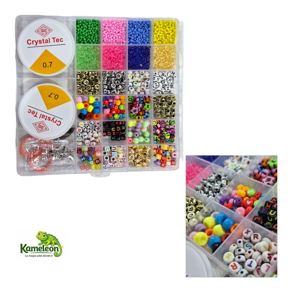 SET PARA CREAR PULSERAS DE MOTASILLAS CON 26 COMPARTIMIENTOS