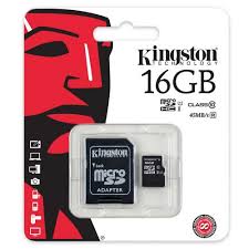 Memoria micro sd kingston 16gb