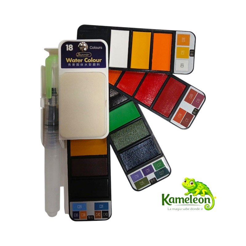 ACUARELAS 25 COLORES SET