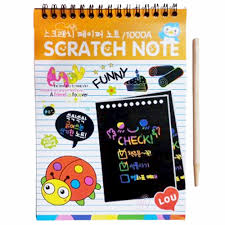 Libro magico scratch note