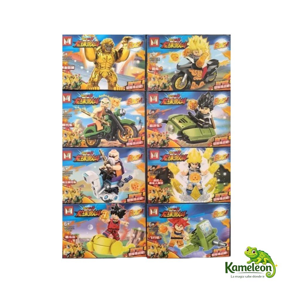 Set de bloques tipo lego dragon ball z