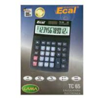 Calculadora ecal tc65 12 dig. med.