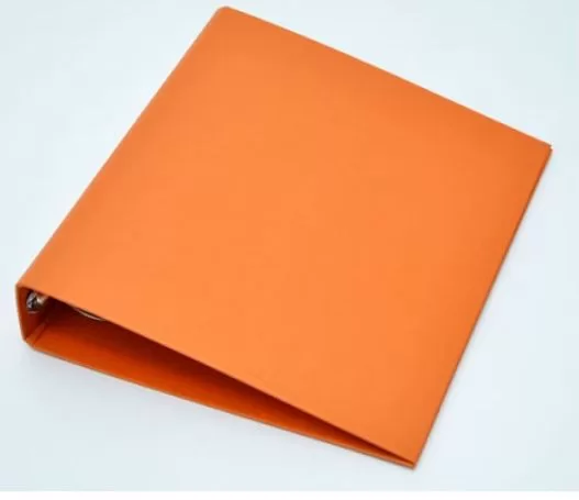 Carpeta lama numero 3  naranja forada