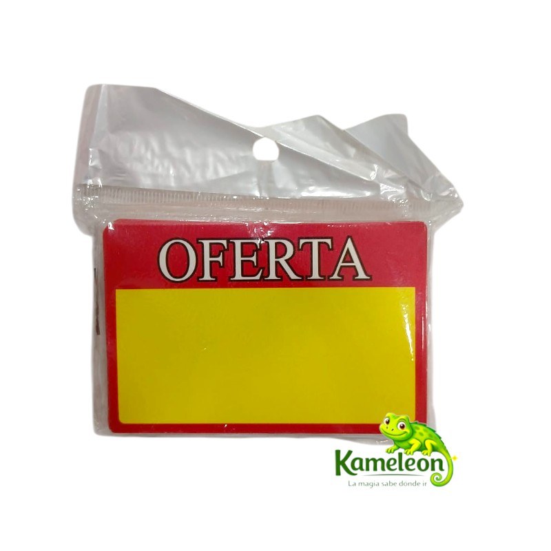 ETIQUETA OFERTA 9 X 6CM. X 50UN