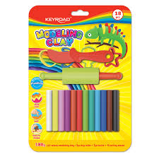Plastilina keyroad x12 colores y herramientas