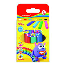 Plastilinas keyroad modeling clay x6 colores