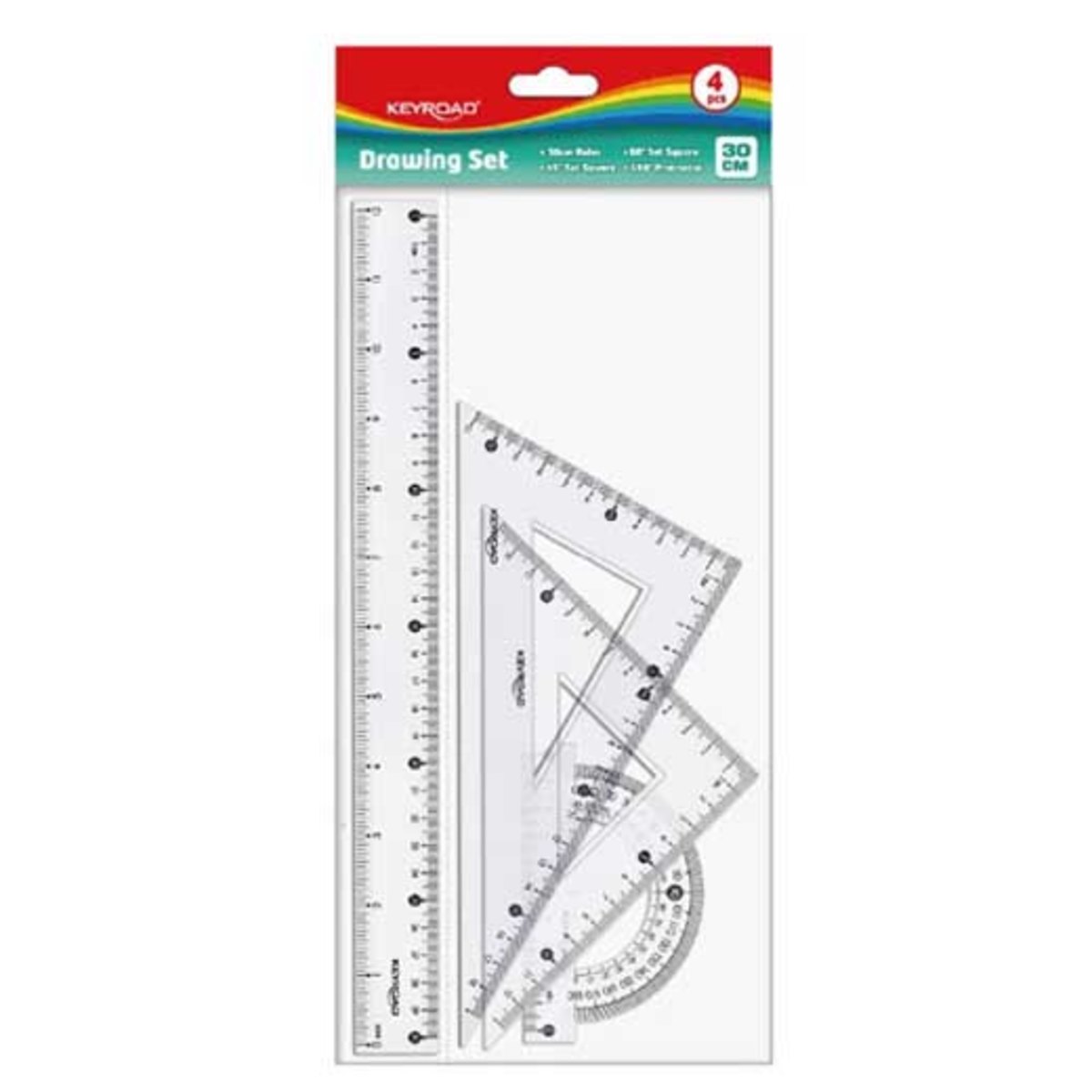 Set de geometria keyroad x4