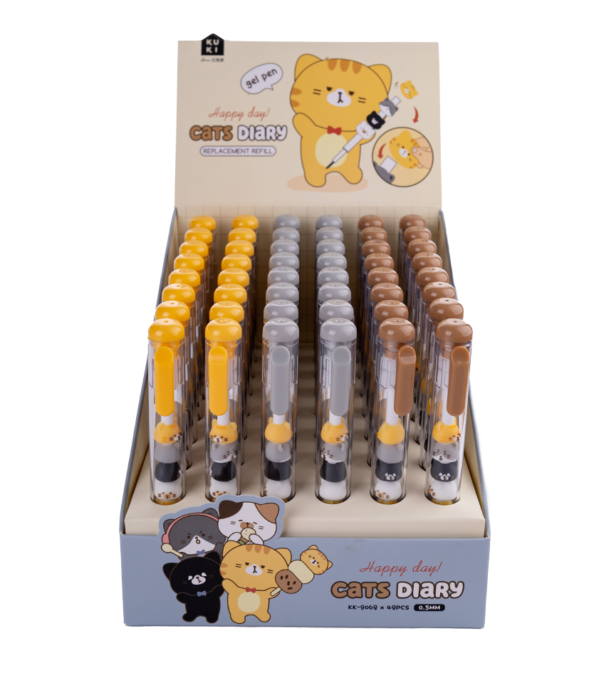 Lapicera multipaper retractil cats diary