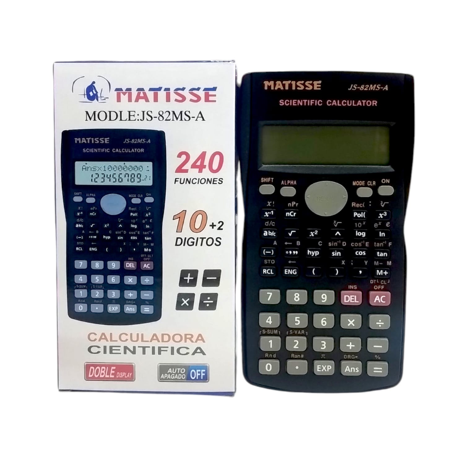 Calculadora matisse cientifica js-82mes 240 funciones