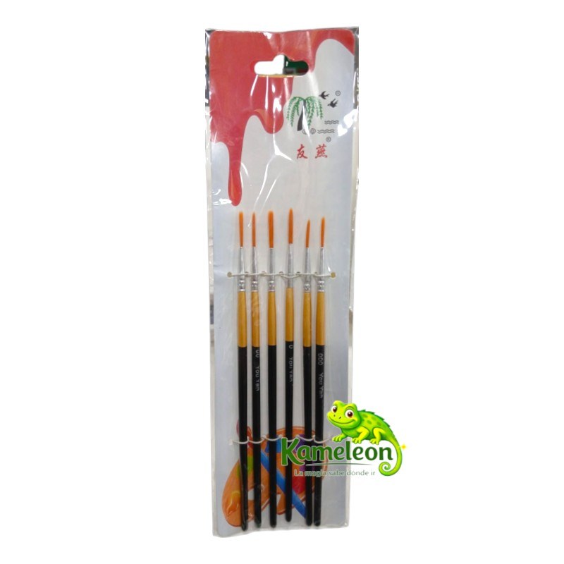 SET PINCELES LINERS