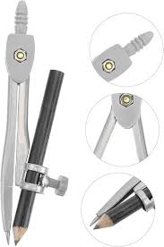 Compas metalico con lapiz