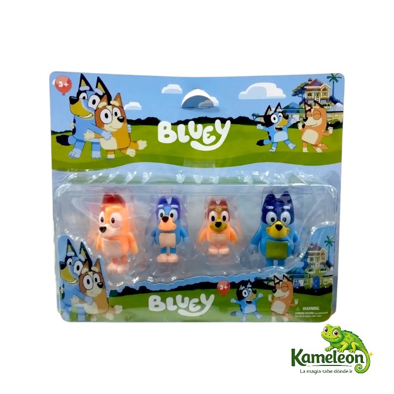 Set de muÑecos de bluey x4