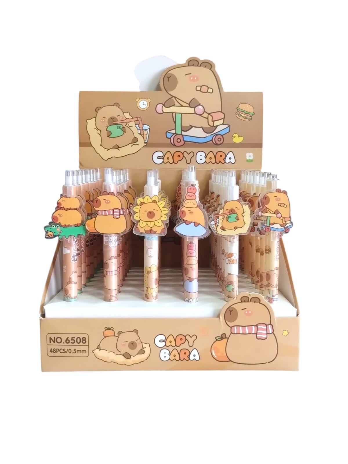 Boligrafo retractil capybara 