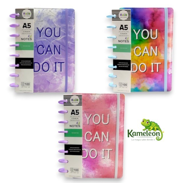 Cuaderno A5 inteligente You can do it