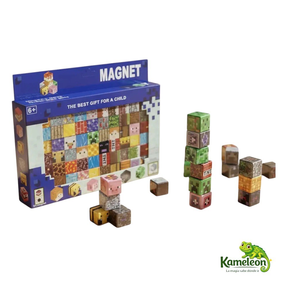 Bloques inmantados de minecrafts 60 piezas