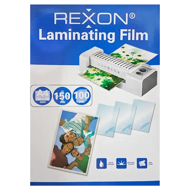 Plastificado rexon a4 caliente 150mic 22,0x30,7 