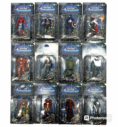MuÑecos suepr heroes avengers articulados en blister x 1