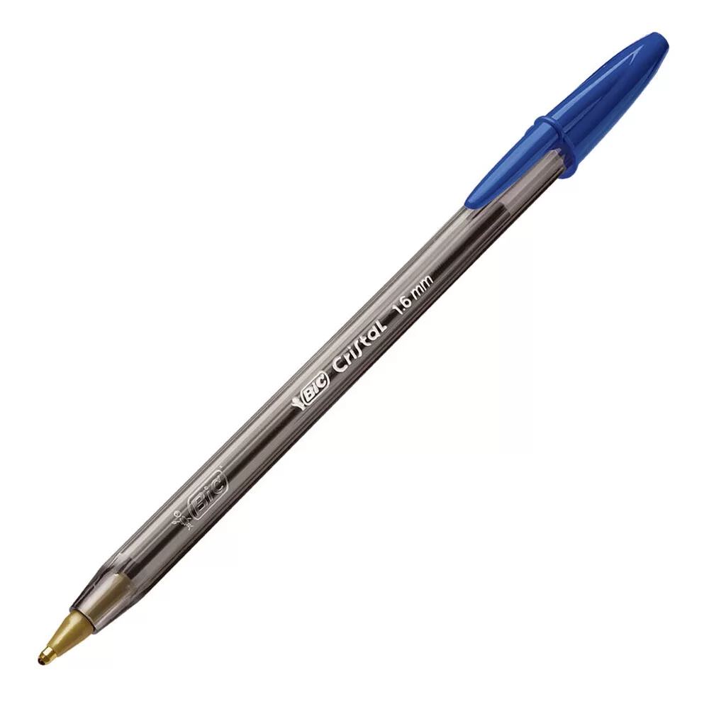 Lapicera bic 1.6 mm intenso azul cristal