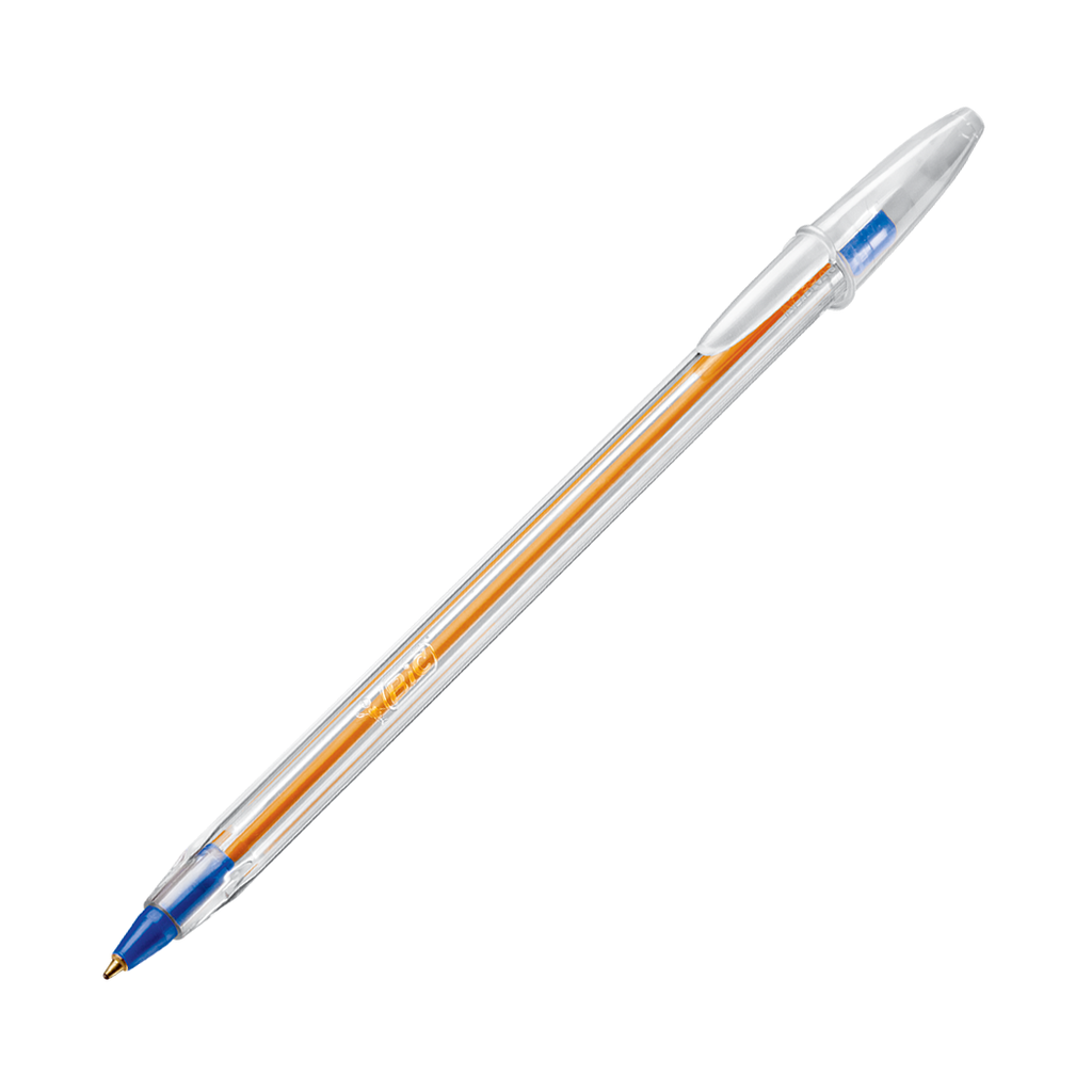Lapicera bic cristal fina 08 azul