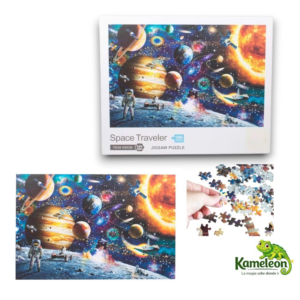 PUZZLE ROMPE CABEZA MIL PIEZAS DE SAPACE TRAVELER