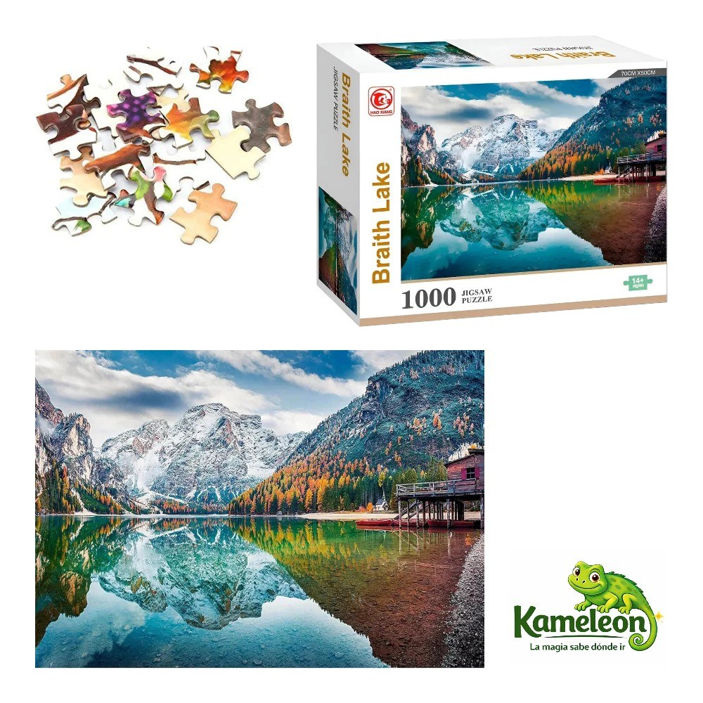PUZZLE ROMPE CABEZA MIL PIEZAS DE BRAITH LAKE