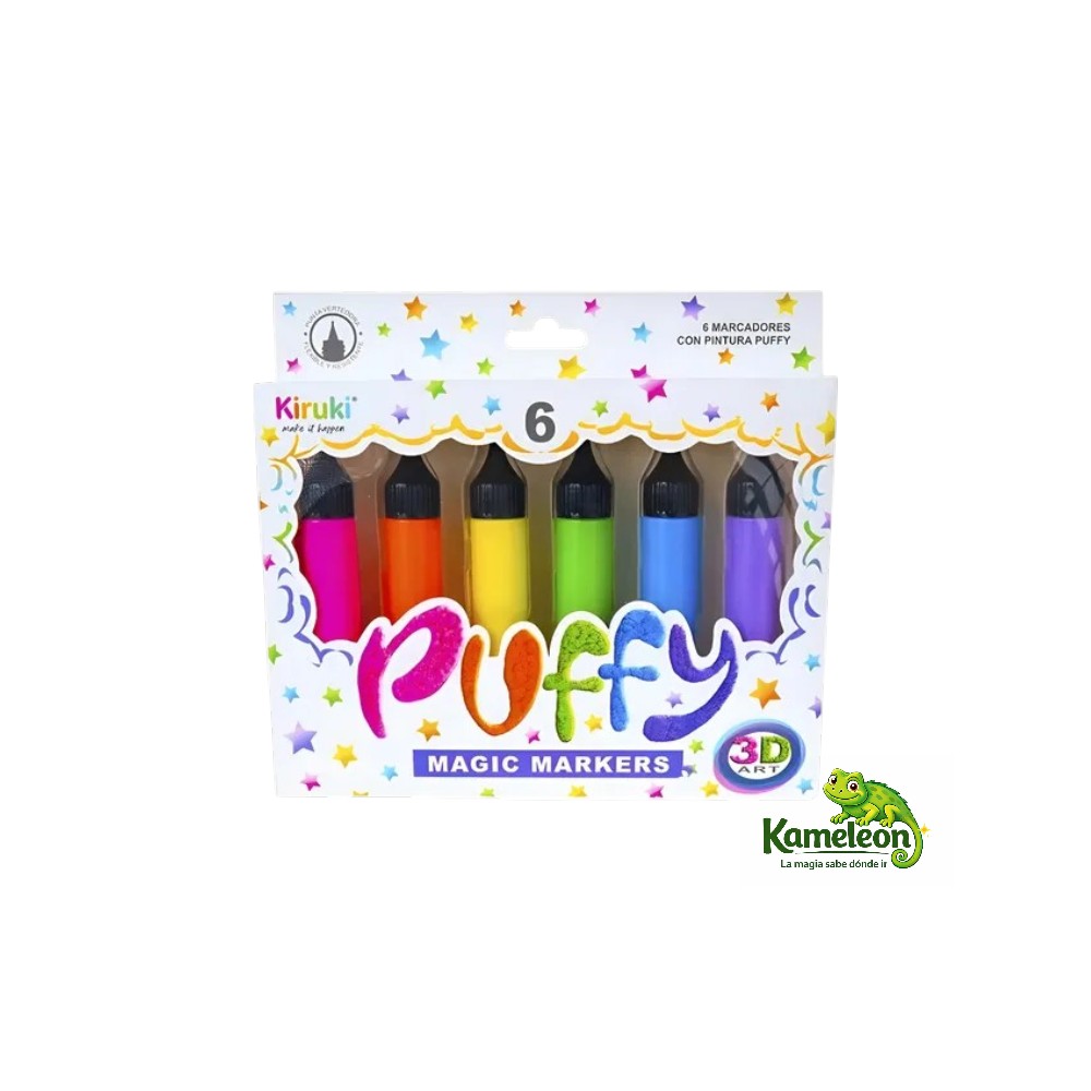 Marcador kiruki puffy x 6
