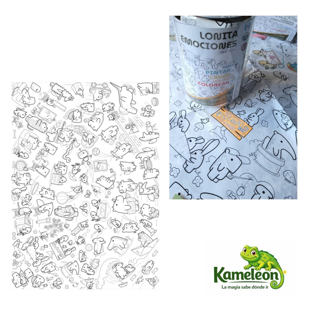 LONA PARA PINTAR Y LAVAR LONITA EMOCIONES